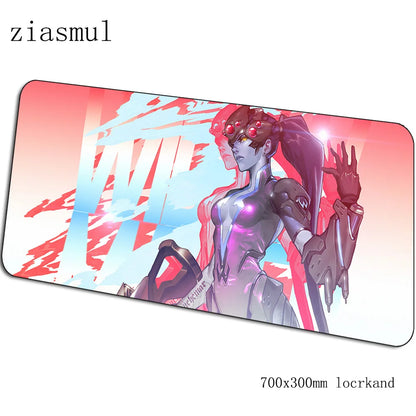 Overwatch podloga za miš za gamere, prekrasna gaming podloga za miš 70x30cm za PC, prijenosno računalo i radni stol, padmouse za igre, estetska gamerska podloga, gamepad