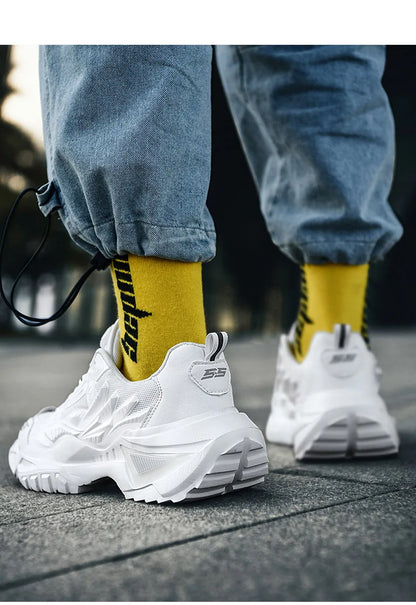 Herresportsko, casual mode, herre-løbesko, åndbare, lette, til udendørs vandring, skridsikre sko, Tenis