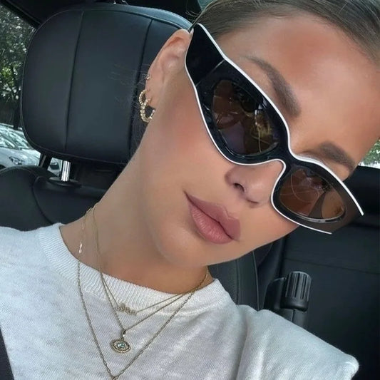New Vintage Cat Eye Sunglasses Women Men Brand Round Sun Glasses Female Oval Eyewear Sunglasses for Male Female Eyeglasses