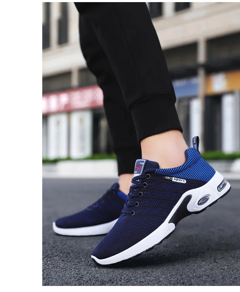 Chaussures de dehors Légères et Décontractées pour Homme, Baskets Respirantes à Lacets, Version Coréenne, Nouvelle Tendance