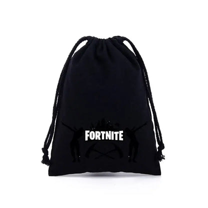 Fortnites Boys Girls Drawstring Bags Cartoon Anime Printed Large Capacity Storage Bags Tote Bag Handbag New Cute Birthday Gifts
