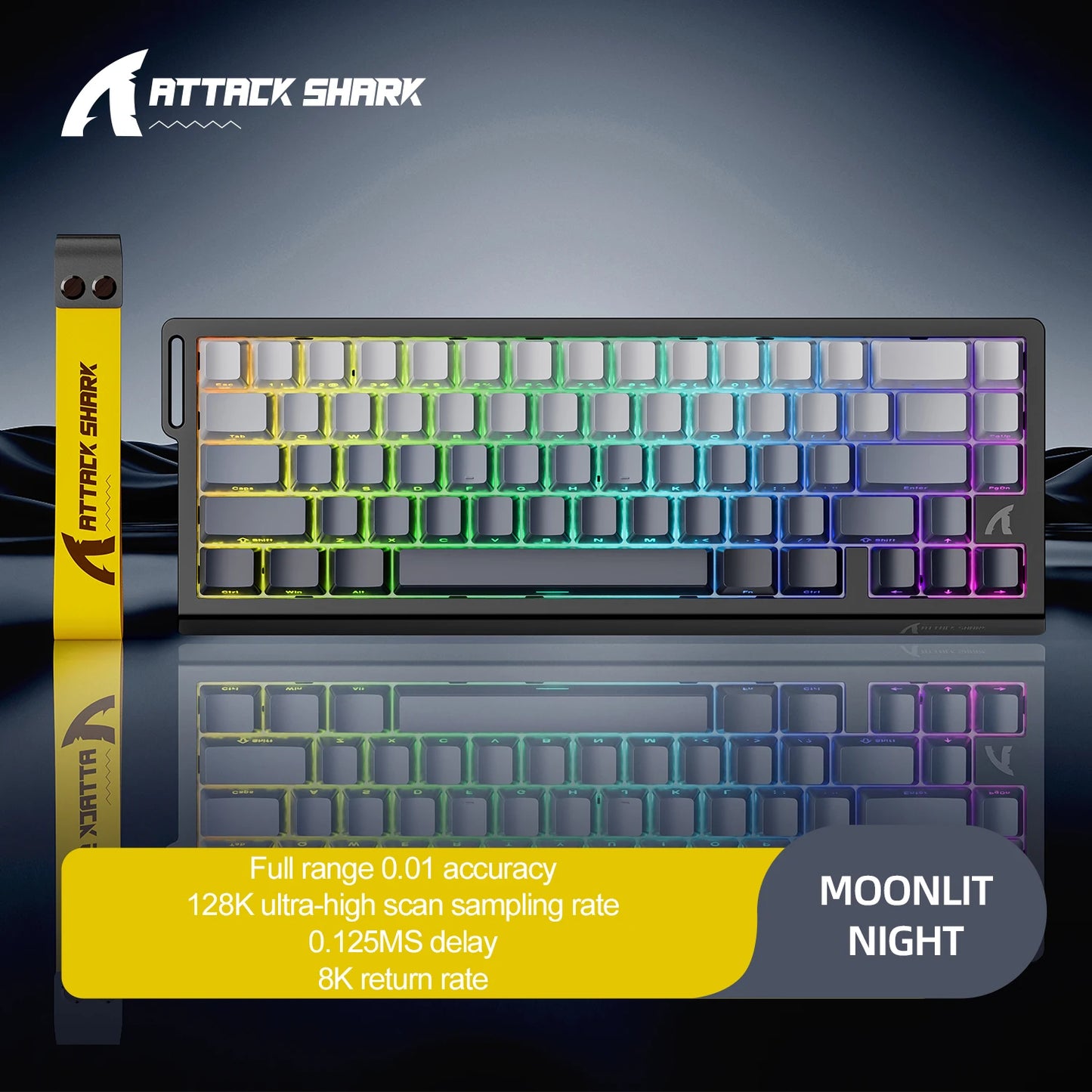 Magnetic Switch Keyboard ATTACK SHARK X68HE X68PRO HE and FREEWOLF F68 Wired F68Pro Wireless for Pro Gaming 0.01mm Rapid Trigg