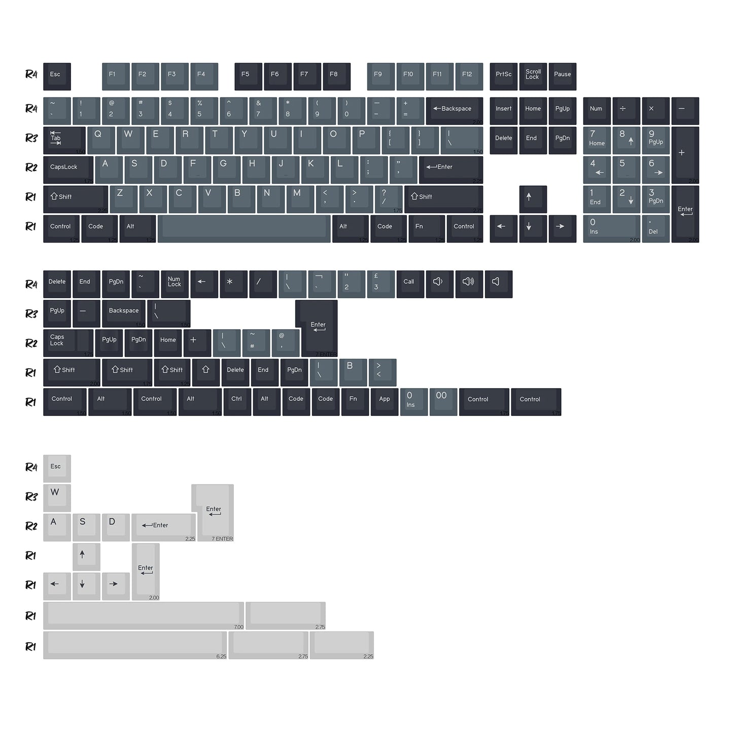 KBDiy GMK MarrsGreen Keycap Retro PBT ISO Double Shot Cherry Profile Keycaps For MX Switches Mechanical Gaming Keyboard Key Caps