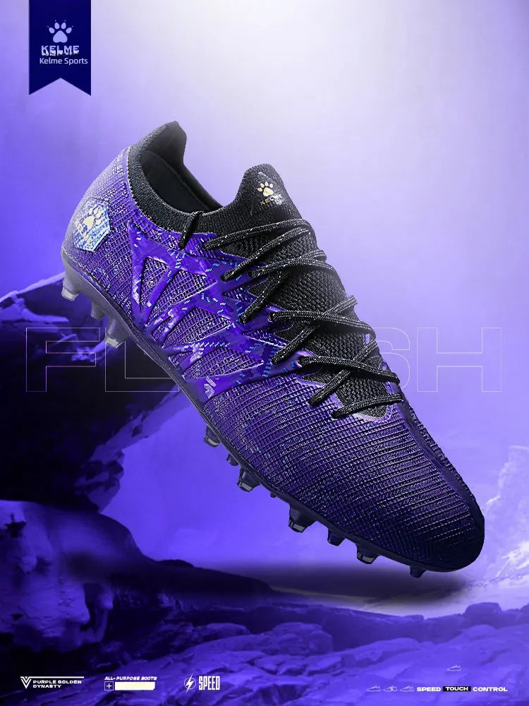 KELME nogometne kopačke za odrasle muške Disease Electric 3.0 s kratkim MG čepovima, profesionalne tenisice za utakmice i trening, prozračne