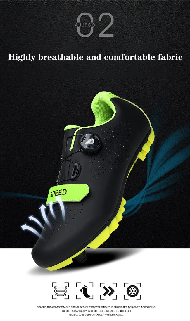 Scarpe da ciclismo traspiranti per MTB da uomo e donna, scarpe da trail e mountain bike, scarpe da ciclismo su strada, scarpe da ciclismo con pedali SPD