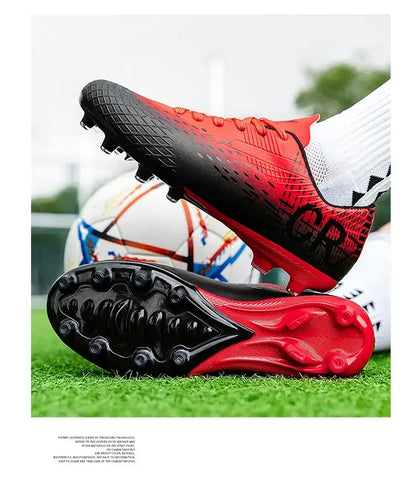 Low Cut Football Cleats Adopting Long TF Studs, Wear-resistant And Flexible, Suitable For Outdoor Field Sports