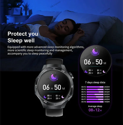 2025 New For Android ios Smart Watch Men HD AMOLED Screen GPS Motion trajectory Heart Rate Bluetooth Calls SmartWatch Waterproof