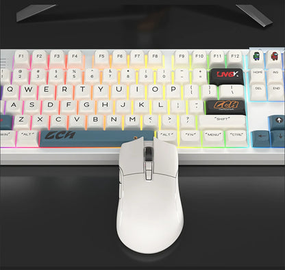 Motospeed Darmoshark N3 Pro Bluetooth brezžična gaming miška, dvojni 8K, tri-mode, polnilna, PAW3395, 64g, ergonomska miška za gamerje