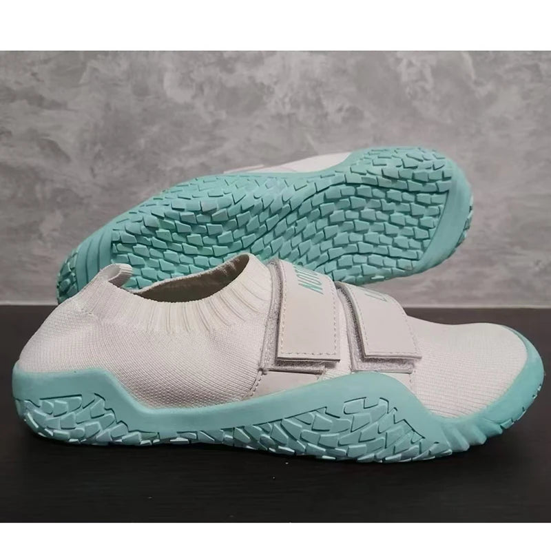 New Large Size Unisex Gym Lightweight Sports Hard Pull Squat Training Shoes Pro Hook & Loop Weightlifting Shoes 35-46#