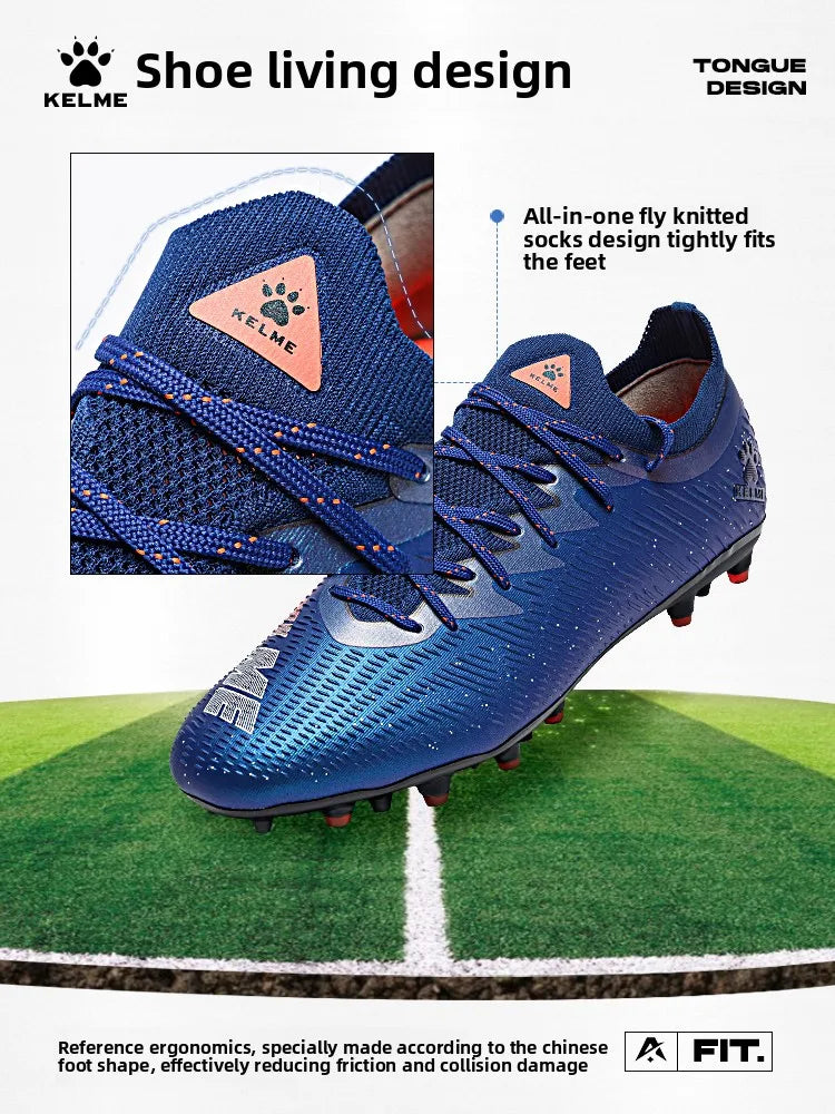 Kelme Adult Professional Soccer Shoes Tf Nail Breaking Youth Training Football Boots Mg Anti Slip Match Football Shoes