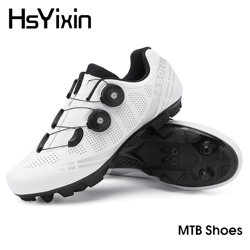 MTB cycling shoes breathable men and women off-road mountain bike cycling shoes self-locking speed mountain bike pedal shoes