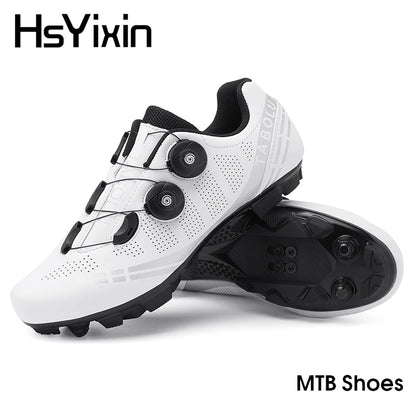 MTB cycling shoes breathable men and women off-road mountain bike cycling shoes self-locking speed mountain bike pedal shoes