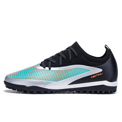 New Men Soccer Shoes Professional Society Turf Training Football Field Boots Non-Slip TF/FG Indoor Football Shoes 32-45