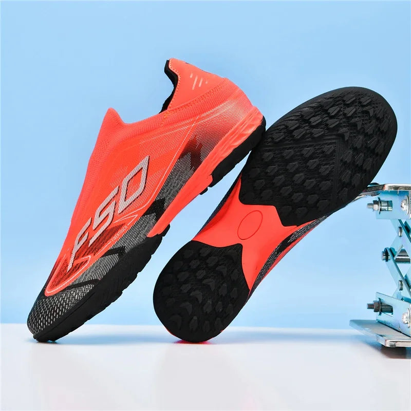 Nouvelles chaussures de football pour hommes, chaussures de sport respirantes, chaussures de futsal antidérapantes, chaussures de football ultralégères, haute tige, haute qualité, pour match en extérieur