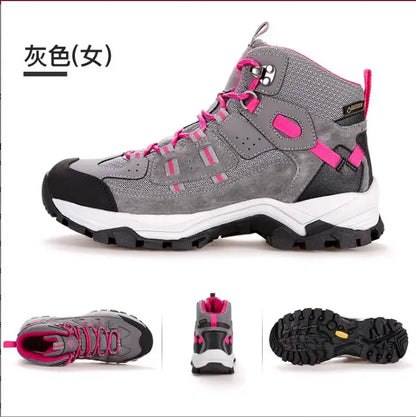 HUMTTO Hiking Shoes Men Winter Outdoor Sports Climbing Shoes Hunting Shoes Warm Women Trekking Sneakers Ankle Boots Tactical