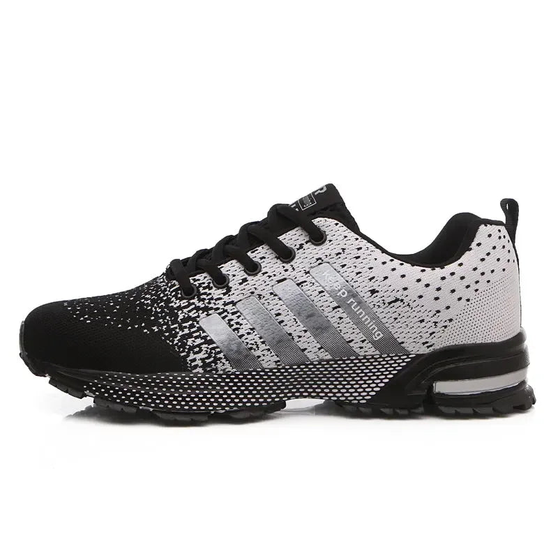 Men's and Women's Flats Fashion Casual Sneakers Couple Walking Shoes Plus Size 36-48 Breathable Fitness Running Shoes Men Shoes
