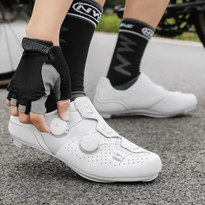 2025 new arrival professional cycling shoes, racing road bike SPD cleat shoes, ultralight self-locking MTB bicycle sneakers unisex