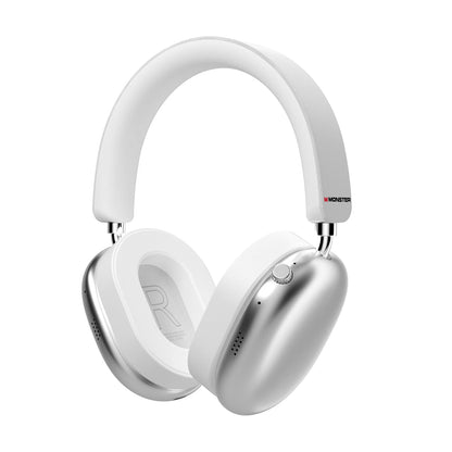 Casque audio Monster AH100 ANC Bluetooth 6.0 circum-auriculaire - Réduction active du bruit de -45 dB, casque stéréo HiFi sans fil/avec fil