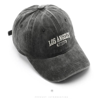 Fashion Casual Baseball Cap for Women Men Cotton Soft Top Hats Unisex Los Angeles Embroidery Snapback Hat Hiking Sunscreen Caps