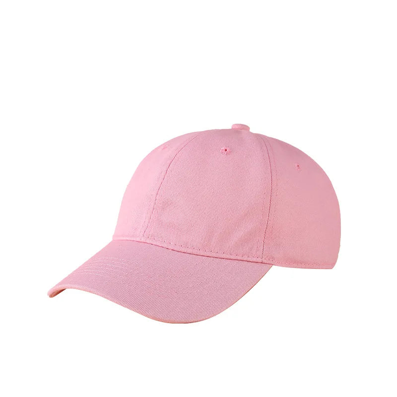Custom Logo Cotton Soft Top Baseball Cap For Women Men Classics Simple Adjustable Dad Hat Outdoor Sport Dad Hats Wholesale