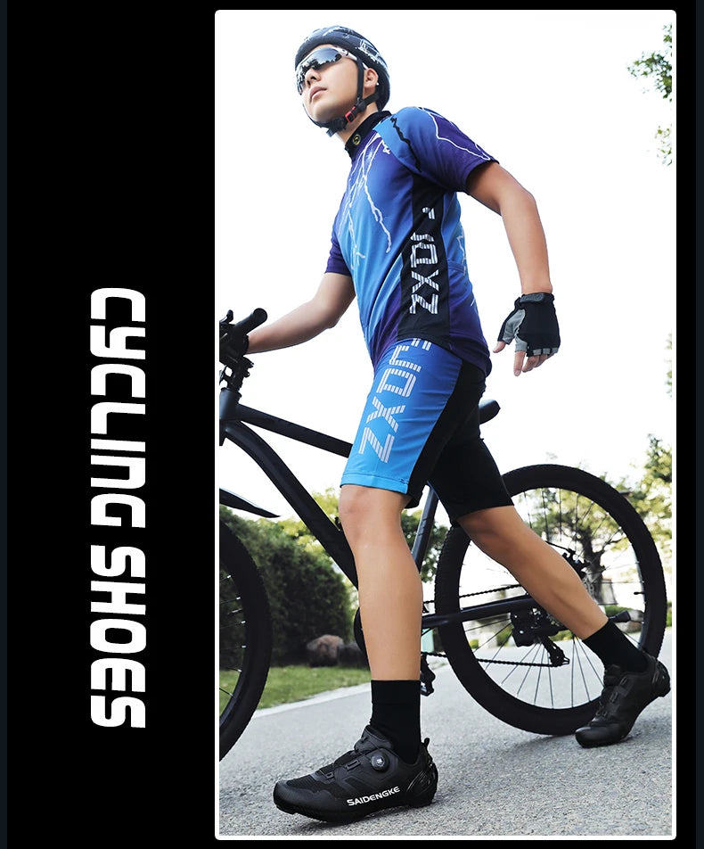 Sapatilhas de Ciclismo Unissexo Novas Profissionais Leves Luxyry Originais para Estrada em Borracha MTB Corrida Bicicleta Moda Bike Street Sports