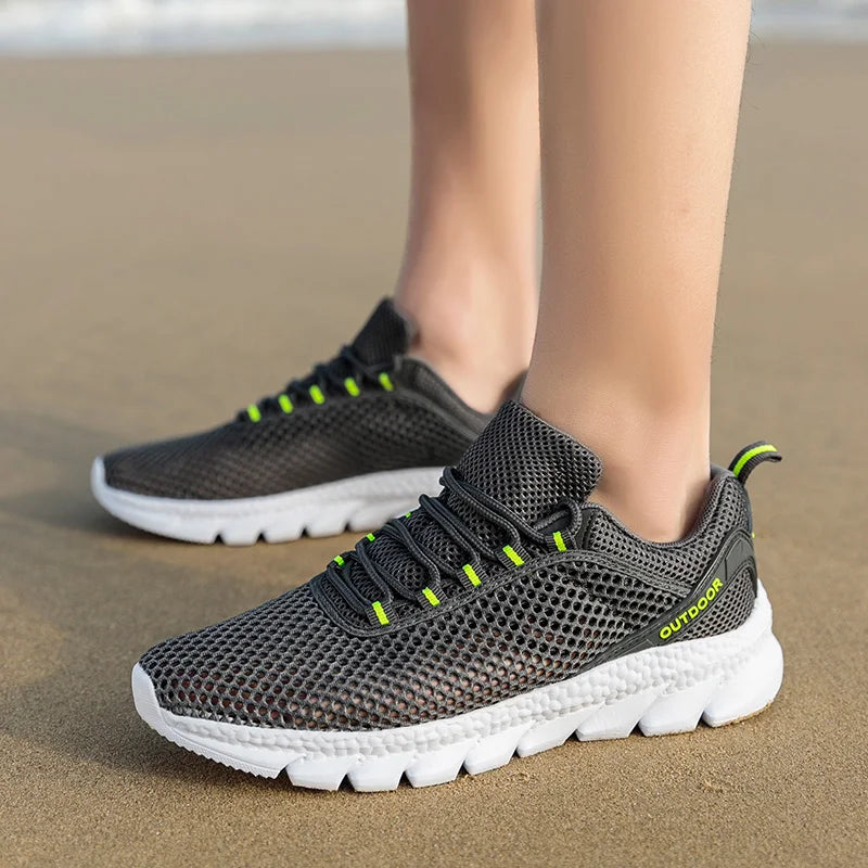 Men Women Quick-Dry Wading Shoes Water Shoes Breathable AquaIn Upstream Antiskid Outdoor Sports Wearproof Beach Sneakers 39-46