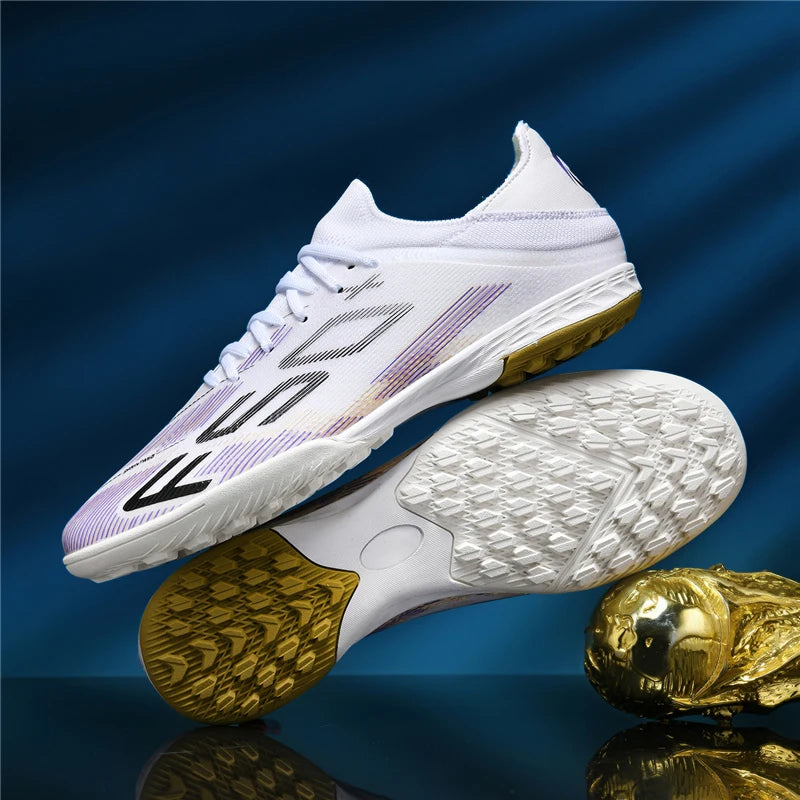 New Men Football Boots Match Cleats High-quality Futsal Indoor Sneakers Non-Slip Grass Soccer Shoes Hot-selling High-top Outdoor