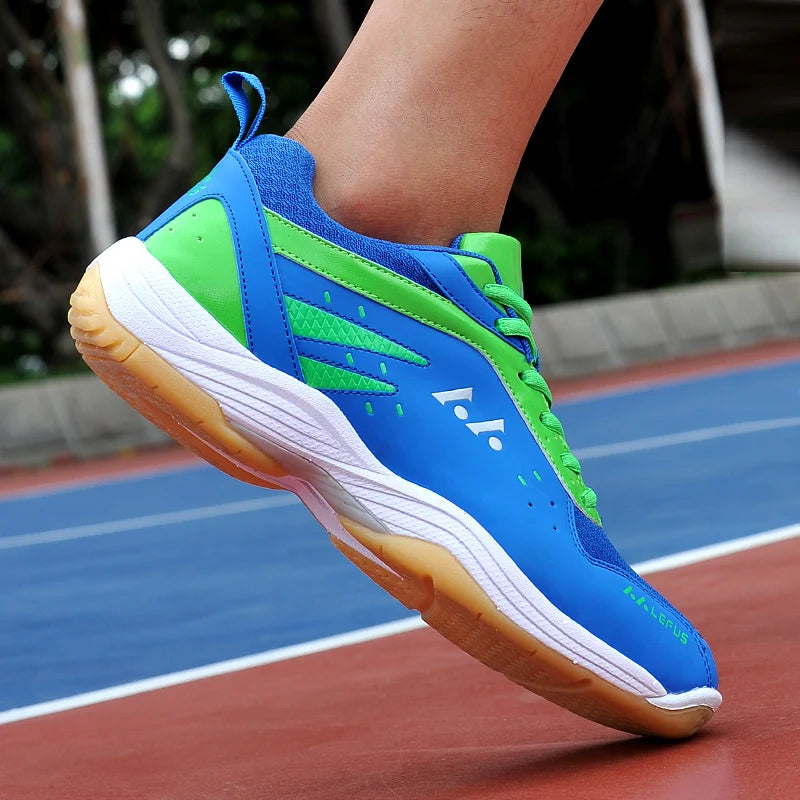 Sapatos de badminton para competição profissional, para homem e mulher, sapatos desportivos unissexo, sapatos de ténis, leves, ténis de mesa