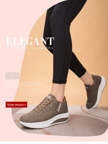 Women’s Sneakers Fashion Women’s Vulcanized Shoes High-Quality Flats Shoes for Women Walking Platform Plus Size Zapatillas Mujer