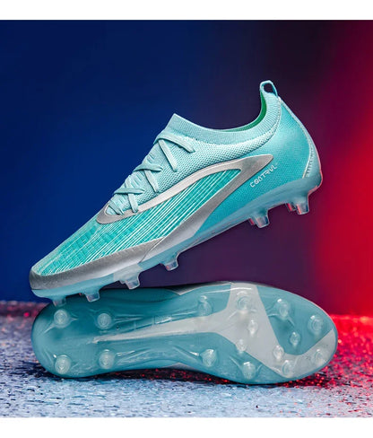New Men Football Boots Outdoor Cleats Breathable Adult Non Slip Soccer Shoes Sport Long Spikes Training Boys Match Comfortable
