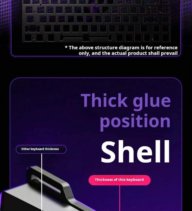 Teclado mecánico personalizado AULA WIN60 HE con conexión por cable, eje magnético RT, para e-sports y juegos, tasa de sondeo de 8K
