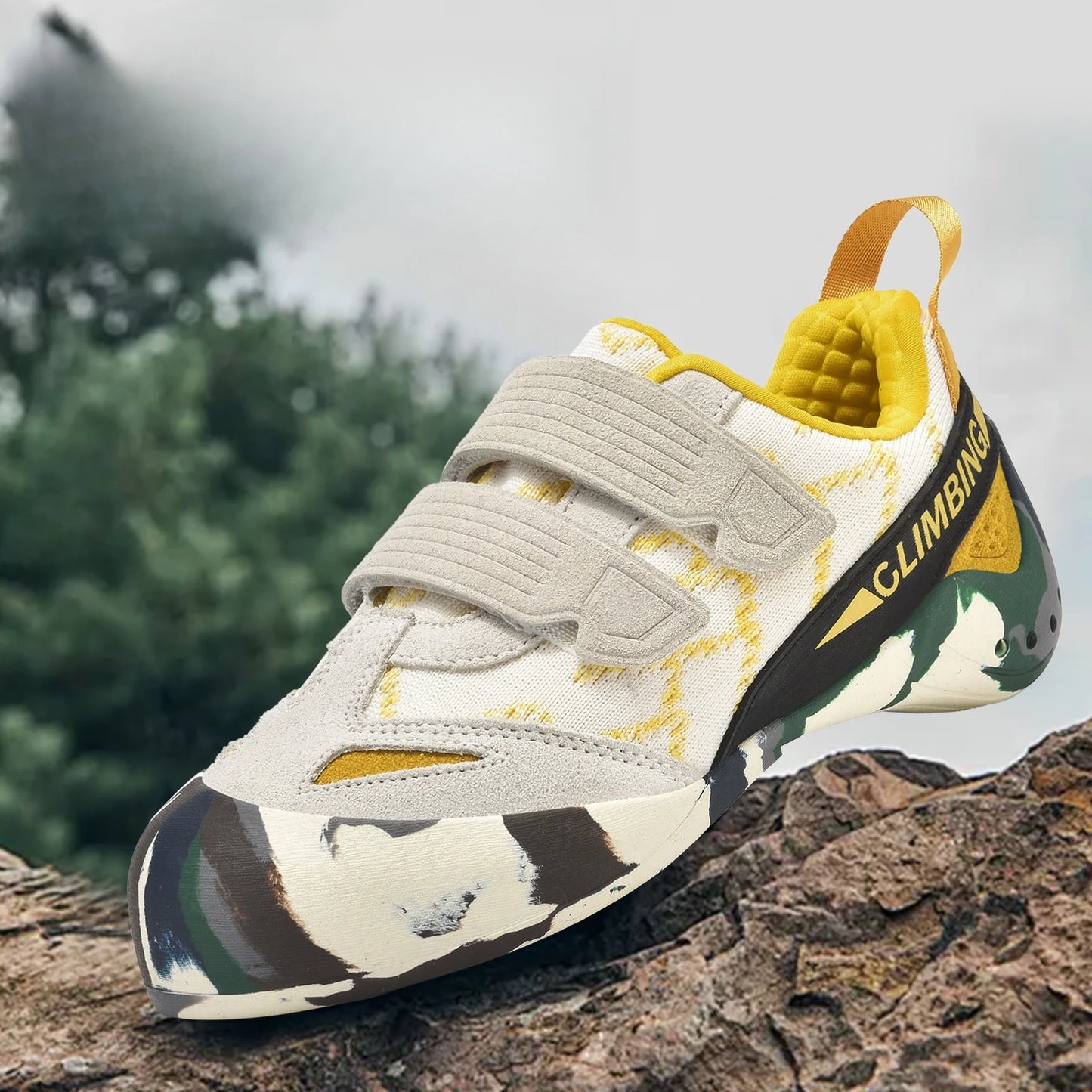 Professional Rock-Climbing Shoes Adolescent Indoor Outdoor Climbing Shoes Beginners Entry-level Bouldering Training Sneakers