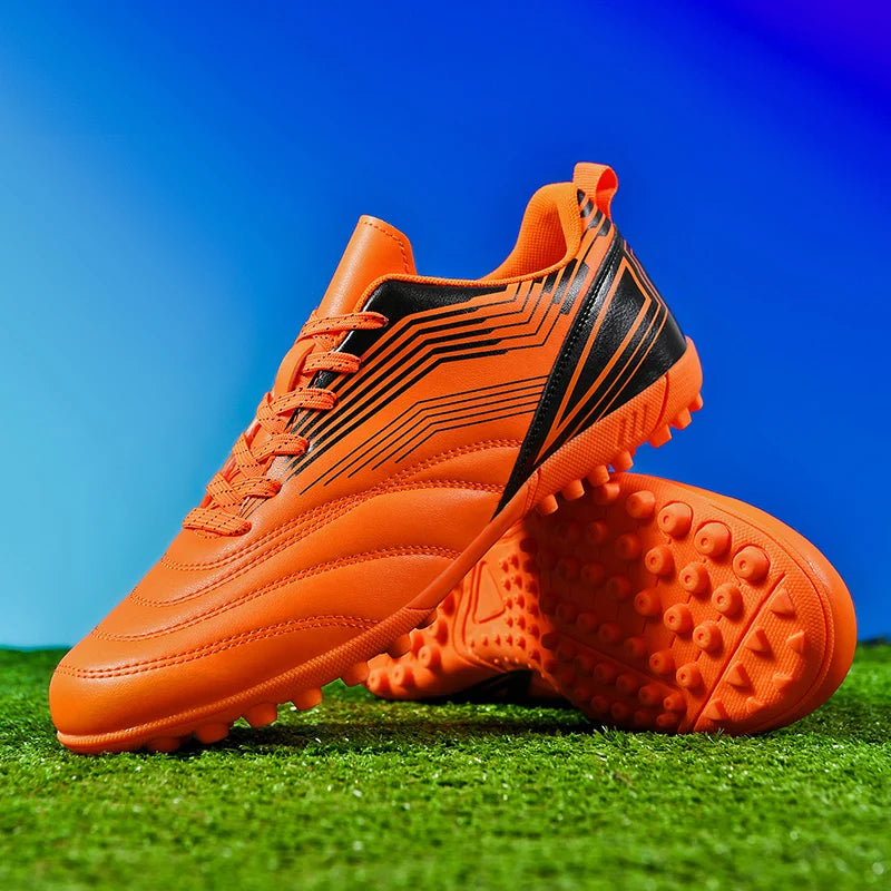 Crampons de Football unisexes pour jeunes, chaussures de Football légères TF pour les matchs d'entraînement, poignée améliorée, confort, conception Durable