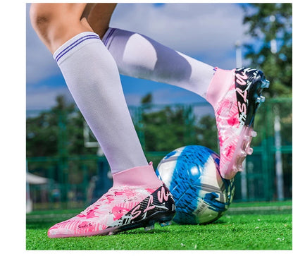 Professional Football Boots Men Soccer Shoes Society Football Cleats FG Ultralight Training Soccer Sneakers Outdoor Sports Shoe