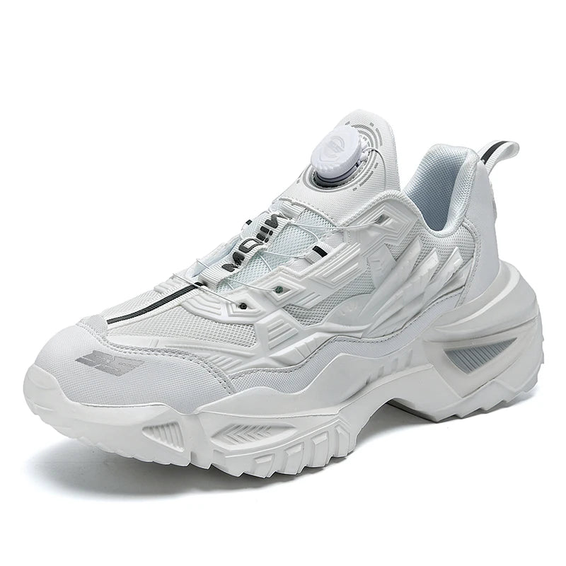 Luxury Men's Sneakers, Casual Breathable Trainer, Race Fashion Loafers, Running Shoes for Men Tennis