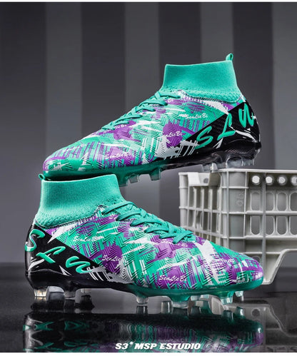 Professional Football Boots Men Soccer Shoes Society Football Cleats FG Ultralight Training Soccer Sneakers Outdoor Sports Shoe