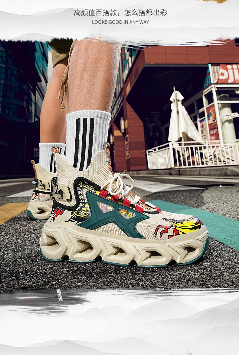 Men's Sneakers Male Casual Men's Shoes Tennis Luxury Shoes Trainer Race Breathable Shoes Fashion Running Shoes for Women
