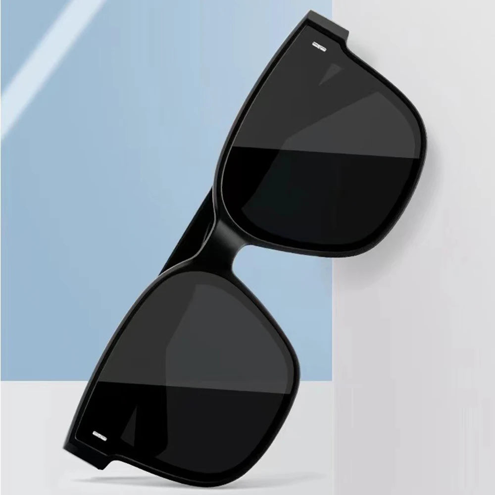 Gafas de sol polarizadas de moda para llevar sobre gafas graduadas para miopía; gafas portátiles para hombre y mujer, de estilo vintage, para pesca y conducción