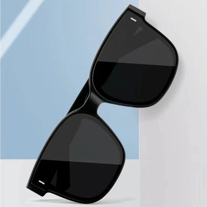 Gafas de sol polarizadas de moda para llevar sobre gafas graduadas para miopía; gafas portátiles para hombre y mujer, de estilo vintage, para pesca y conducción