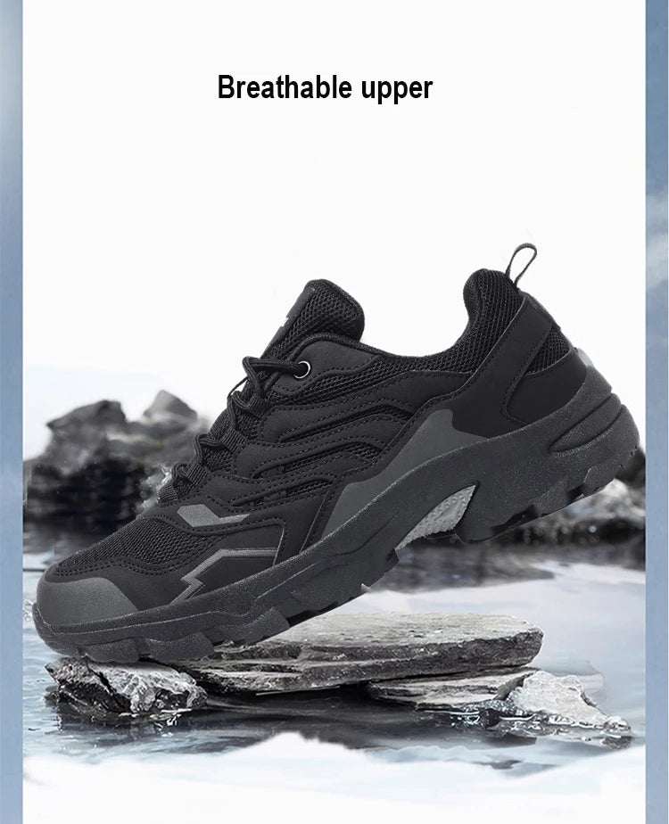 Zapatillas de senderismo unisex para actividades al aire libre, zapatillas deportivas de senderismo, zapatillas antideslizantes e impermeables para acampada, zapatillas deportivas para actividades al aire libre, zapatillas para caminar