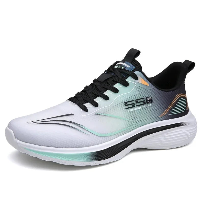 Zapatillas de maratón con suela de carbono para hombre, zapatillas deportivas informales, con amortiguación de aire, lujosas, cómodas, ligeras, para correr, calzado masculino