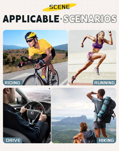 KAPVOE Pánské a dámské brýle na silniční kolo UV400, brýle pro horské sporty, outdoorové fotochromatické cyklistické sluneční brýle, brýle na kolo