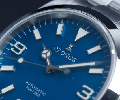 Cronos EX Diver Mechanical Men Watch 39mm Automatic PT5000 / Miyota 90S5 Sapphire Glass Bushed Bracelet Glide Clasp 10ATM L6031