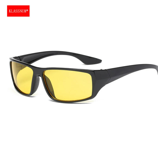KLASSNUM Classic Night Vision Glasses Men Anti-Glare Yellow Lens Sunglasses Women Night Driving Glasses UV400 2026 New  In