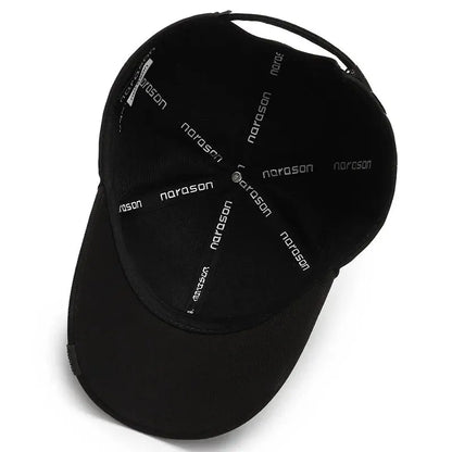 Hat Men's Tide Sunshade Cap Korean Men's Sun Hat Black Ins Tide Simple Casual And Versatile Baseball Cap