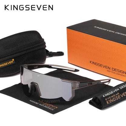 KINGSEVEN MTB Cycling Glasses Men Women Outdoor Sports Running Drving Sunglasses UV400 Road Running Bike Bicycle Goggles Male