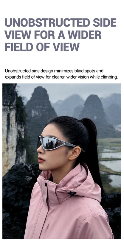 Kapvoe Hiking Sunglasses Camping Fashion Sunglasses for Men Photochromic Cycling Glasses MTB Bike Goggles Fishing Eyewear Sports