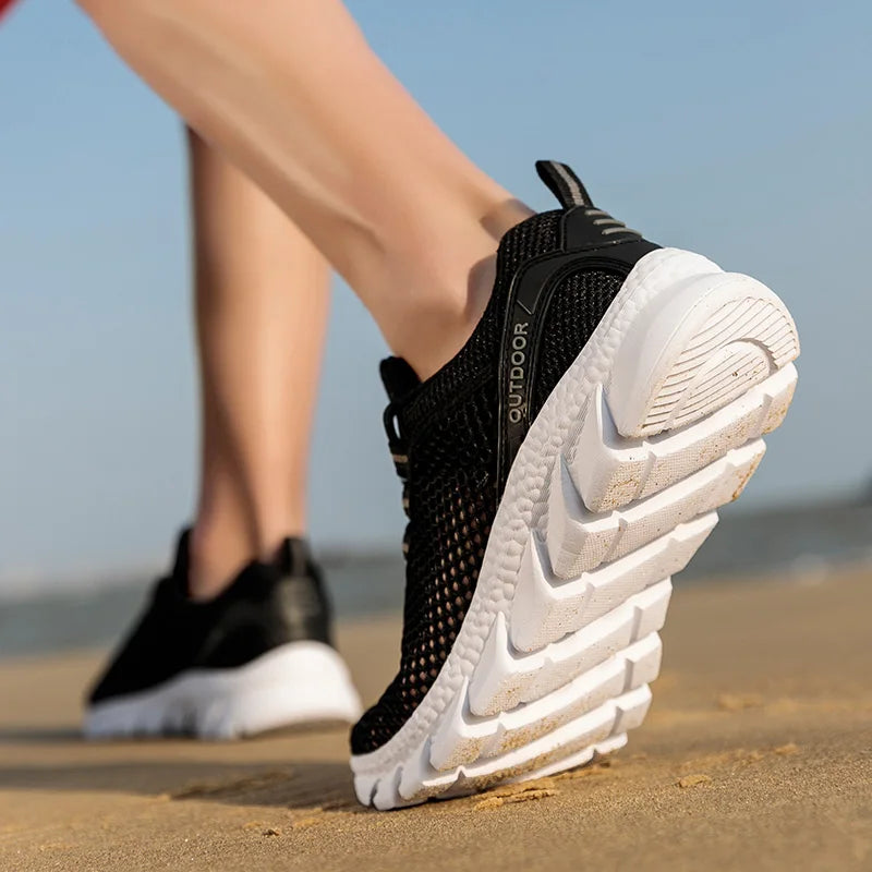 Men Women Quick-Dry Wading Shoes Water Shoes Breathable AquaIn Upstream Antiskid Outdoor Sports Wearproof Beach Sneakers 39-46