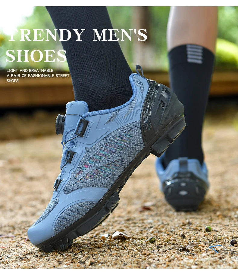 Mtb Cycling Shoes Men Women T03 Purple Breathable Speed Self-Locking Road Cycling Sports Shoes Outdoor Racing Training Sneakers