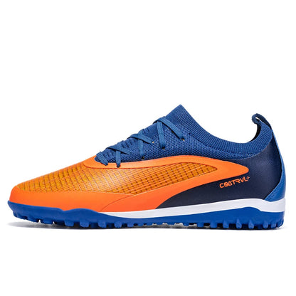 New Men Soccer Shoes Professional Society Turf Training Football Field Boots Non-Slip TF/FG Indoor Football Shoes 32-45